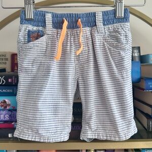 Label of Graded Goods Blue & White Striped Cotton Shorts 🩳 ☀️
